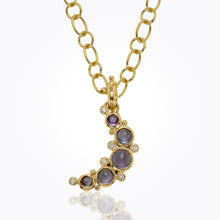 18K Crescent Moon Pendant