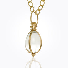 18K Classic Oval Amulet in all gold