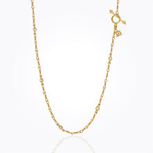18K Karina Necklace with faceted white sapphire