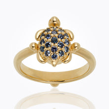 18K Pavé Turtle Ring