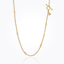 18K Karina Necklace with faceted white sapphire