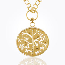 18K Pavé Tree of Life Pendant with diamond