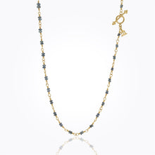 18K Karina Necklace with cabochon blue sapphire