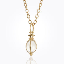 18K Classic Oval Amulet in all gold